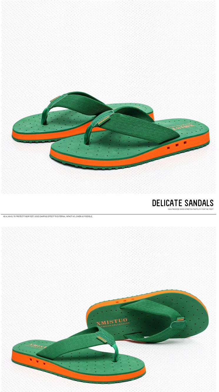 Lizeruee/летние мужские вьетнамки; большие размеры 48; повседневная обувь на плоской подошве; пляжные сандалии; мужские Нескользящие тапочки; ME521
