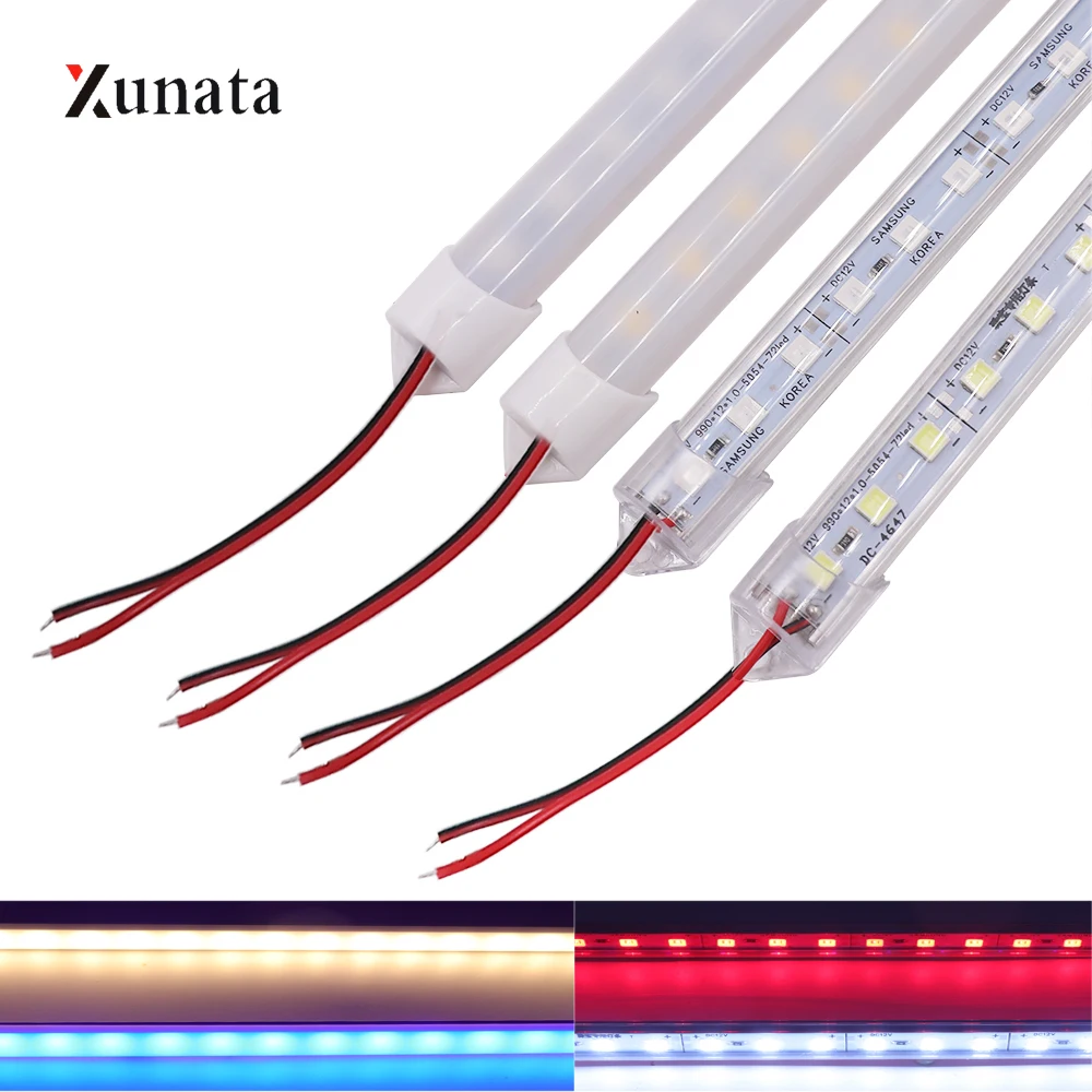 5 шт. светодиодный бар светильник Светодиодные ленты 12V SMD5054 36 s 50 см жесткой полосы
