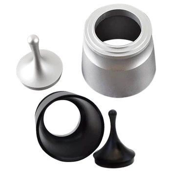 

Aluminum Alloy Smart Dosing Ring For Brewing Bowls For 58mm Coffee Tampering Espresso Barista Tool For Coffee Powder
