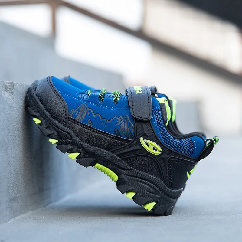 VOSONCA Children Shoes Sneakers kids Shoes Boys Snow Shoes Teenagers Warm Hiking Shoes Outdoor Sports Non-Slip Shoes