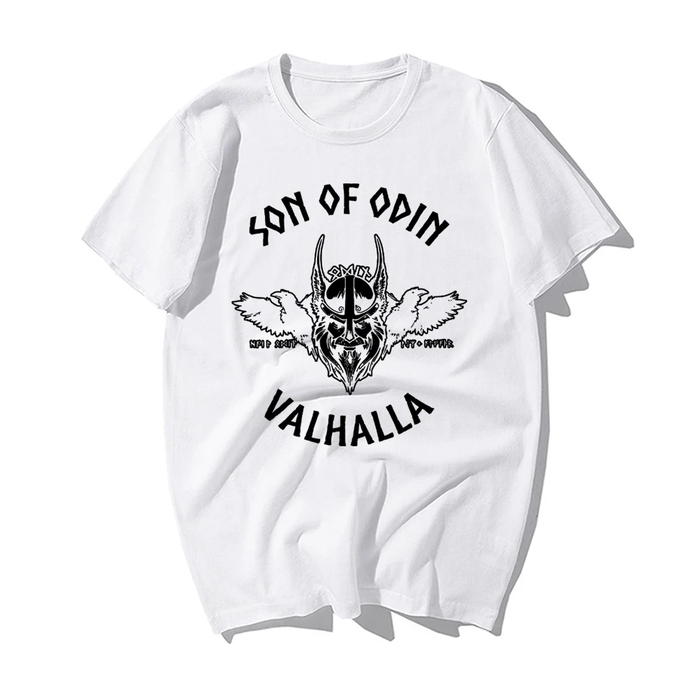 Забавная футболка Sons Of Odin с принтом валгаллы викингов Мужская модная