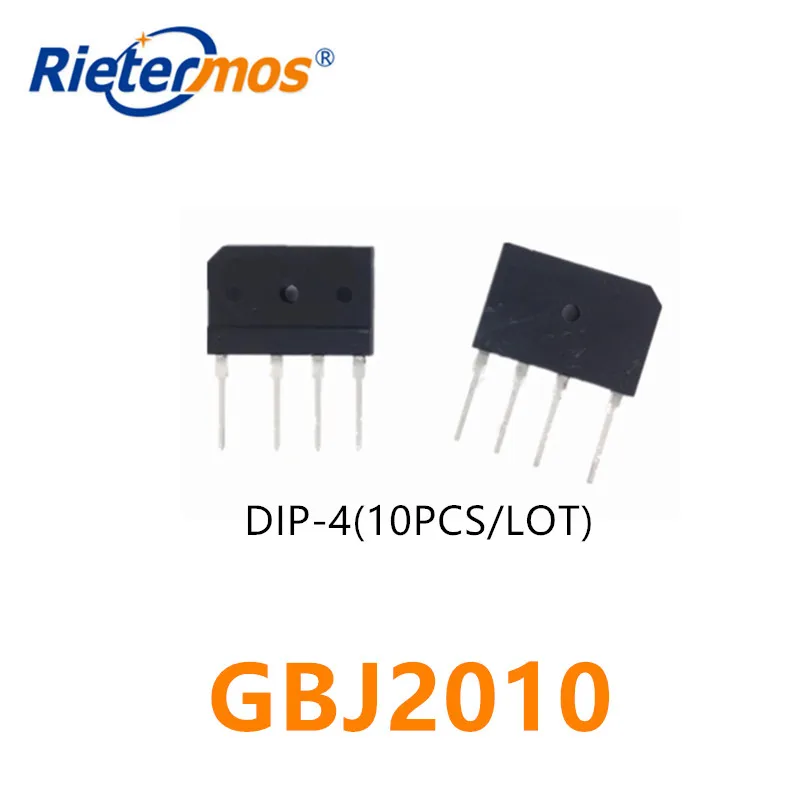 10 шт. GBJ2010 20A 1000V DIP-4 GBJ2510 25A Высокое качество | Электроника