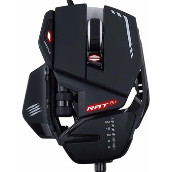 

Gaming mouse Mad Catz R.A.T. 6+ black (PMW3360, Omron, USB, 11 buttons, 12000 dpi, RGB backlight)