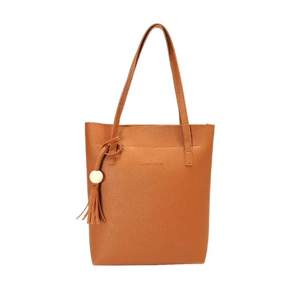 3 шт Женская сумка набор Модный женский кошелек и сумочка четыре части сумка через плечо сумка-тоут сумка-мессенджер - Цвет: Шоколад