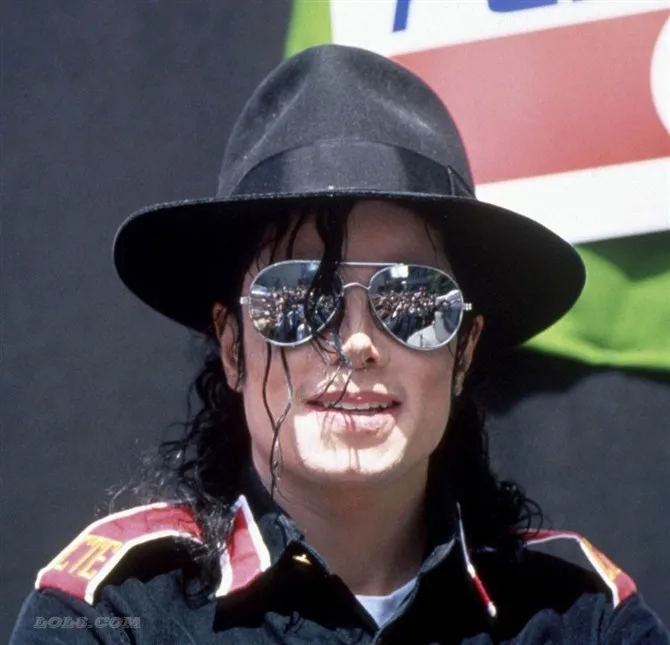 Classic Michael Jackson Cosplay Props Sliver Black Glasses Street Travel Outdoor Sunscreen Sunglasses