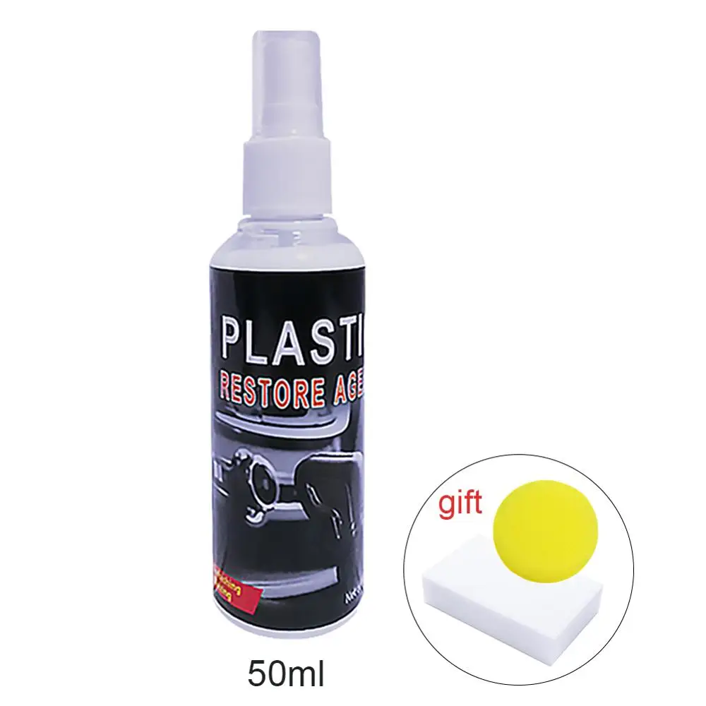 

30/50ML renovador de plasticos para automovil Retreading Agent Renewed Plastic Restore Maintenance Agent Dropshipping Wholesale