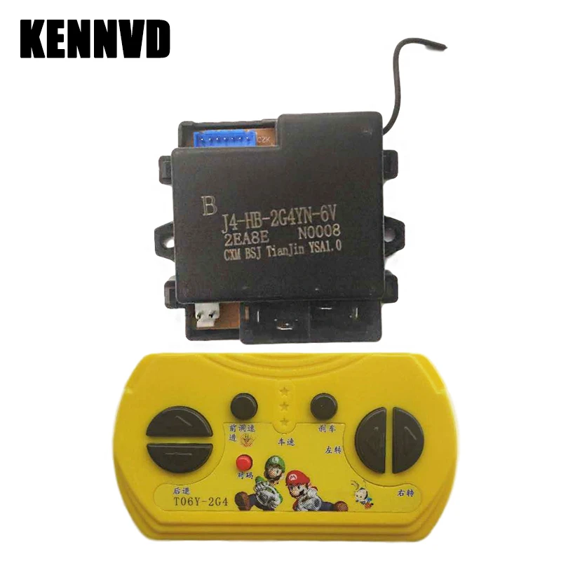 Детский Электрический игрушечный автомобиль Bluetooth-пульт дистанционного