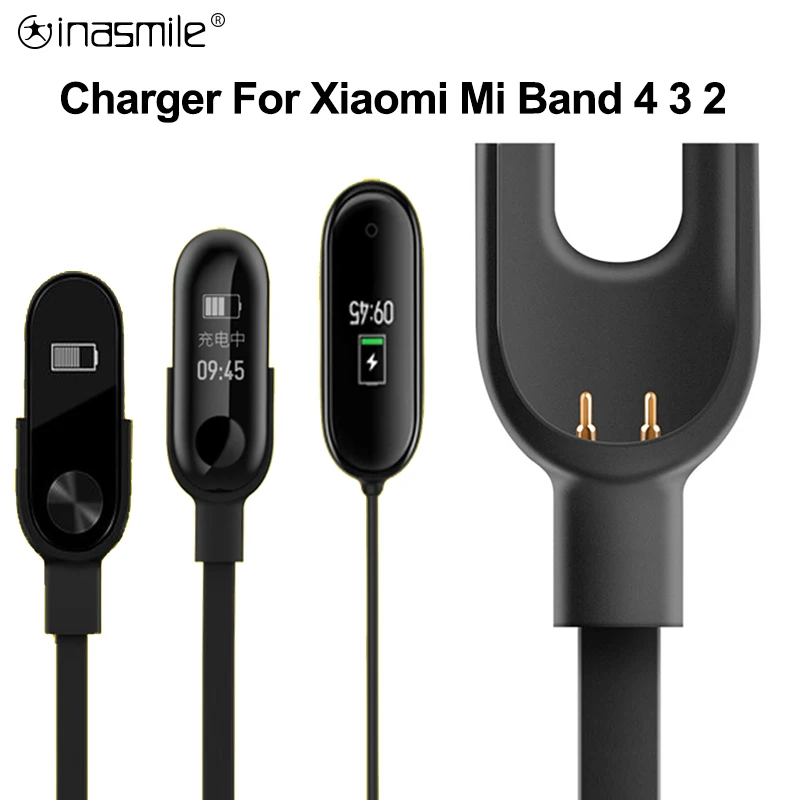 USB кабель для зарядки Xiaomi Mi Band 2 3 4 зарядный передачи данных док станция зарядных
