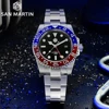 San Martin GMT Diver Luxury Sapphire Men Automatic Mechanical Watch 120 Clicks Ceramic Bezel 20Bar Waterproof Luminous Date ► Photo 2/6