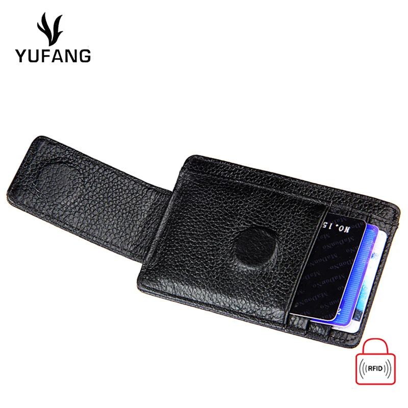 

YUFANG Card Holder Anti - Theft Brush Card Sets Anti - Magnetic RFID Dollar Ticket Folder Anti - Scanning Card Package Wallet