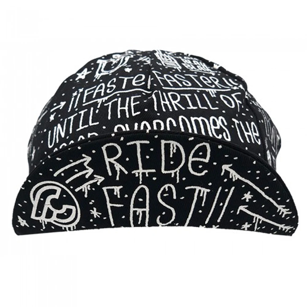 New Black Ride Fast Cycling Caps Unisex Gorra Ciclismo Orolling