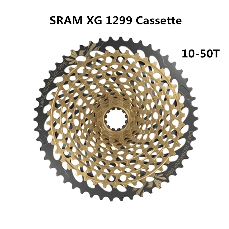 SRAM XX1 Орел кассета 12 Скоростей XG 1299 Запчасти для горного и дорожного велосипеда свободного хода 12s MTB дорожный велосипед 10-50T Золотая кассета - Цвет: Sram XG 1299