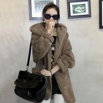 

Women Autumn Winter Fashion Casual Concise Solid Color Cloak Simple Hooded Safety And Environmental Protection Waterproof