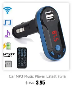 Автомобильный MP3 музыкальный плеер беспроводной Bluetooth fm-передатчик модулятор Автомобильный комплект MP3-плеер двойной USB зарядное устройство идеальный модный дизайн