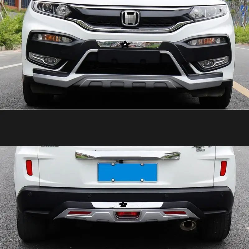 Аксессуары Automovil аксессуары Автомобильные украшения Стайлинг задний диффузор тюнинг передние Автомобильные губы бамперы для Honda XR-V
