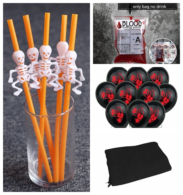 Artificial Pumpkin skull spooky bat Happy Halloween Decoration Craft gift sticker For Home Halloween Party Props Decroation