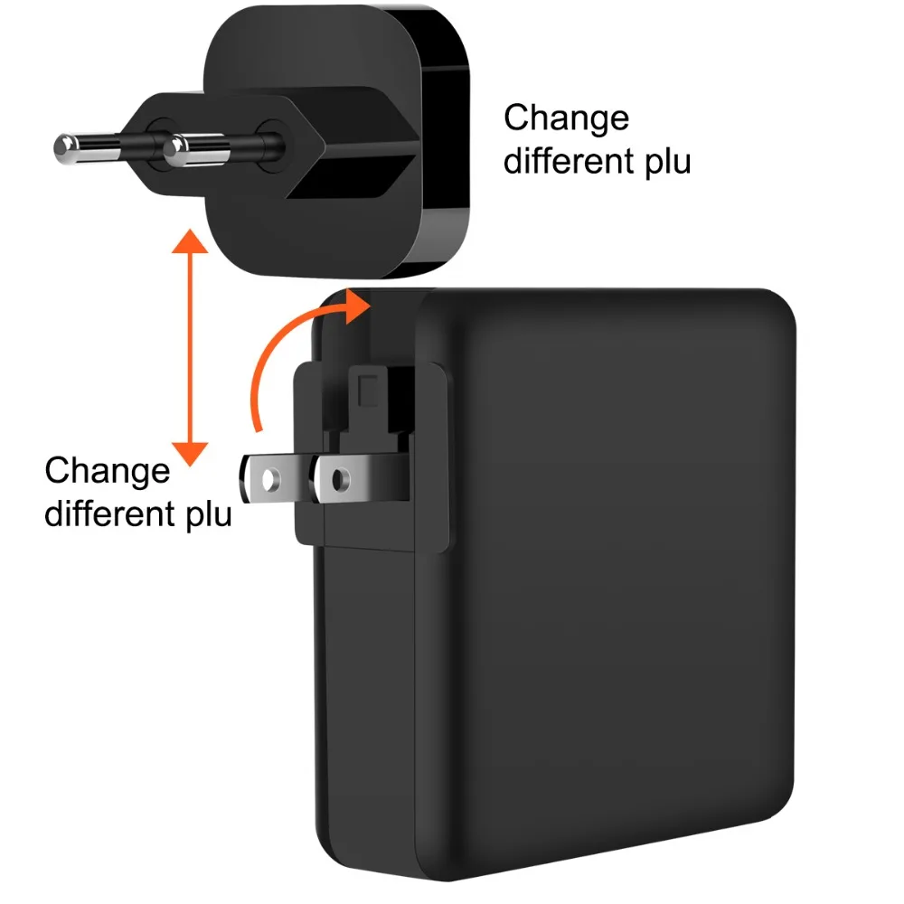 3 в 1 многопортовое USB зарядное устройство для мобильного телефона 61 Вт PD QC3.0 ноутбук быстрый адаптер питания док-станция Быстрая зарядка PD18W порт США/ЕС/Великобритания штекер