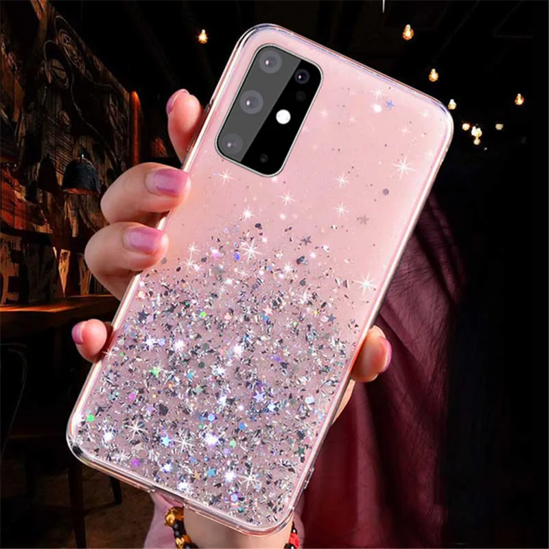Мягкий блестящий чехол для телефона Samsung Galaxy A51 A71 A41 A31 A21 A21S A01 A91 A81 A10 A10S A20 A20S A30 A30S A50