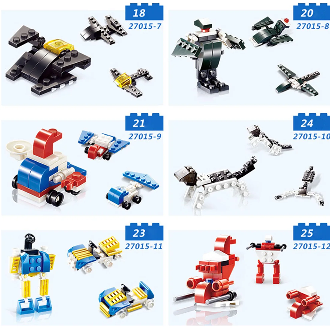 359 шт. 16 в 1 Q робот полета ярости стволовых кирпичи небольших частиц строительные блоки образовательные игрушки набор