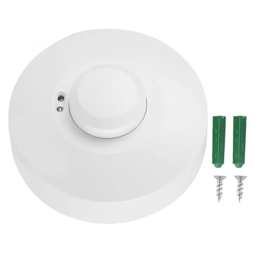 Motion Detector 360 Degrees Sensor Light Switch 5.8GHz High Frequency Microwave 85-250V sensor de movimiento