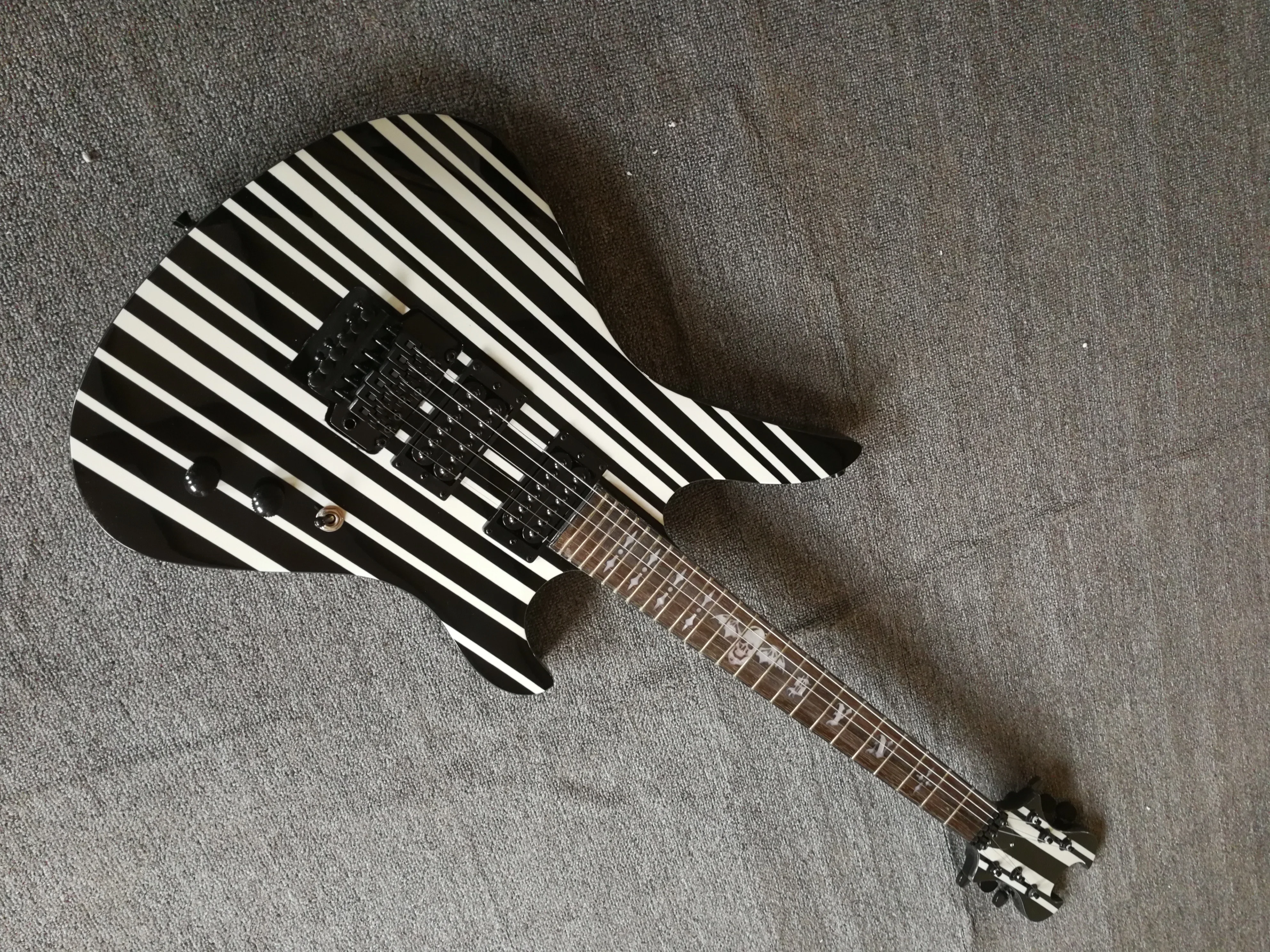 Custom shop на заказ электрогитара, последняя модель, черный и белый цвет сэндвича,, любой цвет может быть сделан