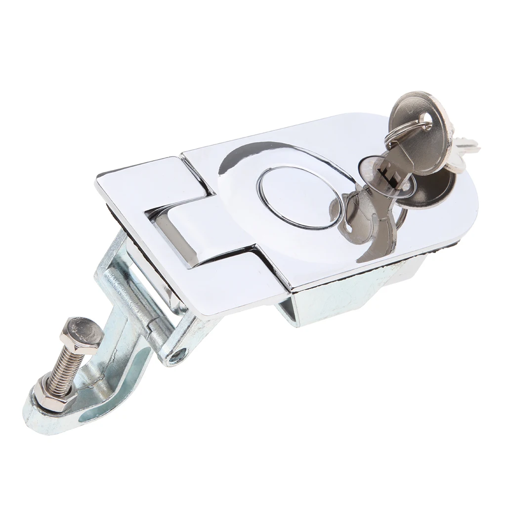 Compression Latch Lock Push Button Trigger Latches Key Locking for Marine, Boat, RV, Trailer, Camper, Motor Home, Cargo Trailer