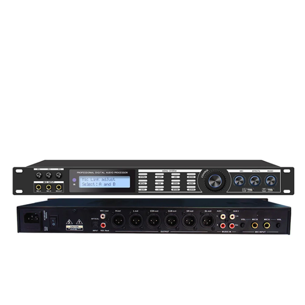 Effector KTV передний сценический микрофон vocal реверберация профессиональная сцена