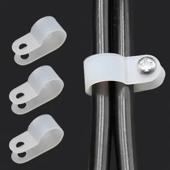 

Electric Wire Wrap Clamp Cable Clip Wire Clamp Cable Organize Cord Clips Wire Management for Home Improvement Fitting-out Work