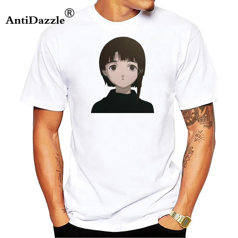 アニメシリアル実験寢 Tシャツ寢 Iwakura Tシャツコンピュータ有線科学フィクション漫画半袖ヴィンテージ Tshir Tシャツ Aliexpress