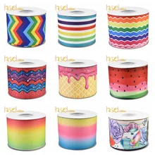 HSDCraft 16 мм 22 мм 38 мм 75 мм пользовательские печатные hsd-дизайн HT Grosgrain ленты 10 ярдов/рулон