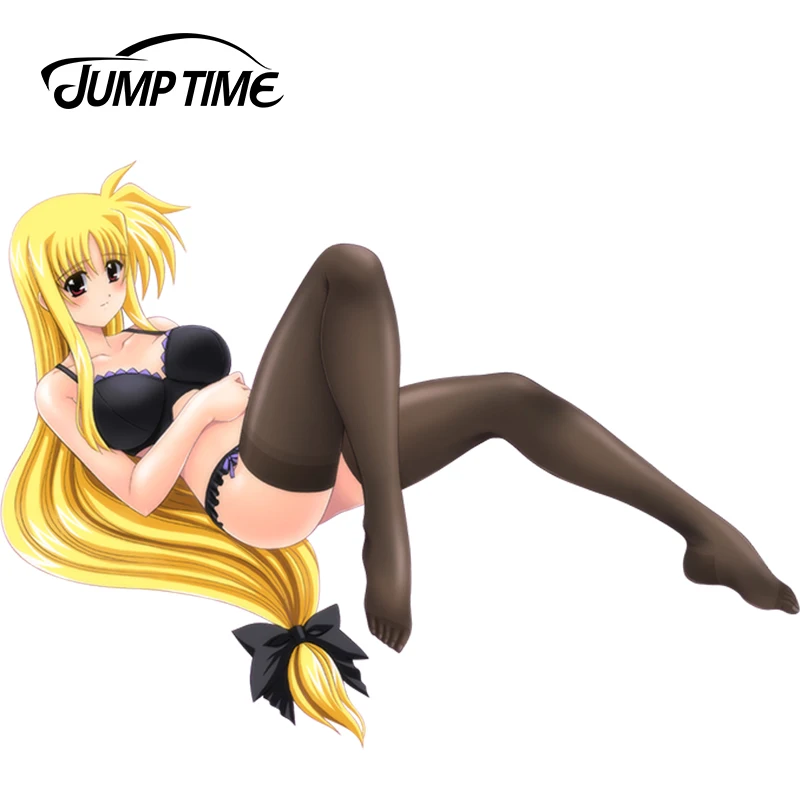 JumpTime 13 см x 9 6 сексуальные автомобильные Стикеры Маги трогательная наноха Платье