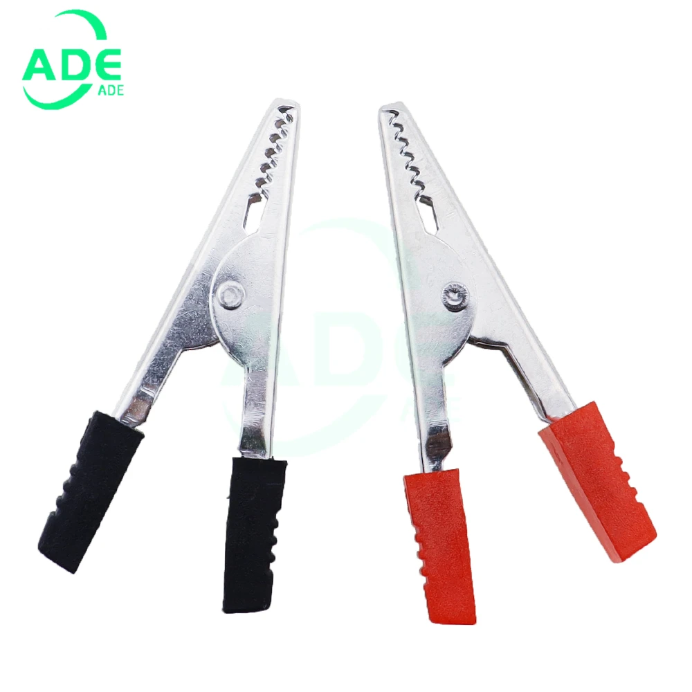 50mm Red Black Alligator Clips Crocodile Terminal Test Electrical Battery  Crocodile Clamp