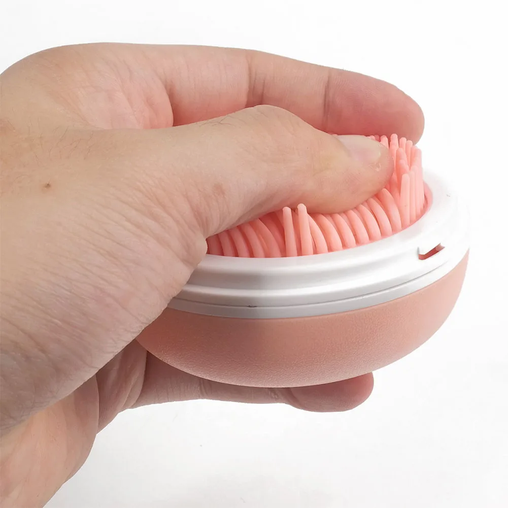 Silicone Cleaning Supplies Bath Double Sided Multifunctional Accessories Dogs Cats Portable Pet Comb Round Brush Massage