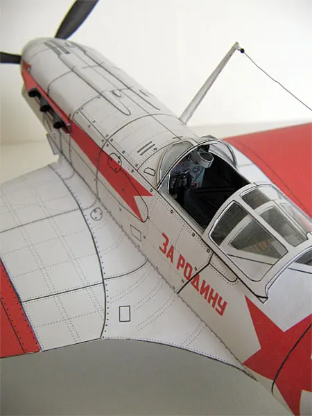 1:32 Scale Soviet Union Mikoyan MiG-3 DIY Handcraft PAPER MODEL KIT Puzzles Handmade Toy DIY 3