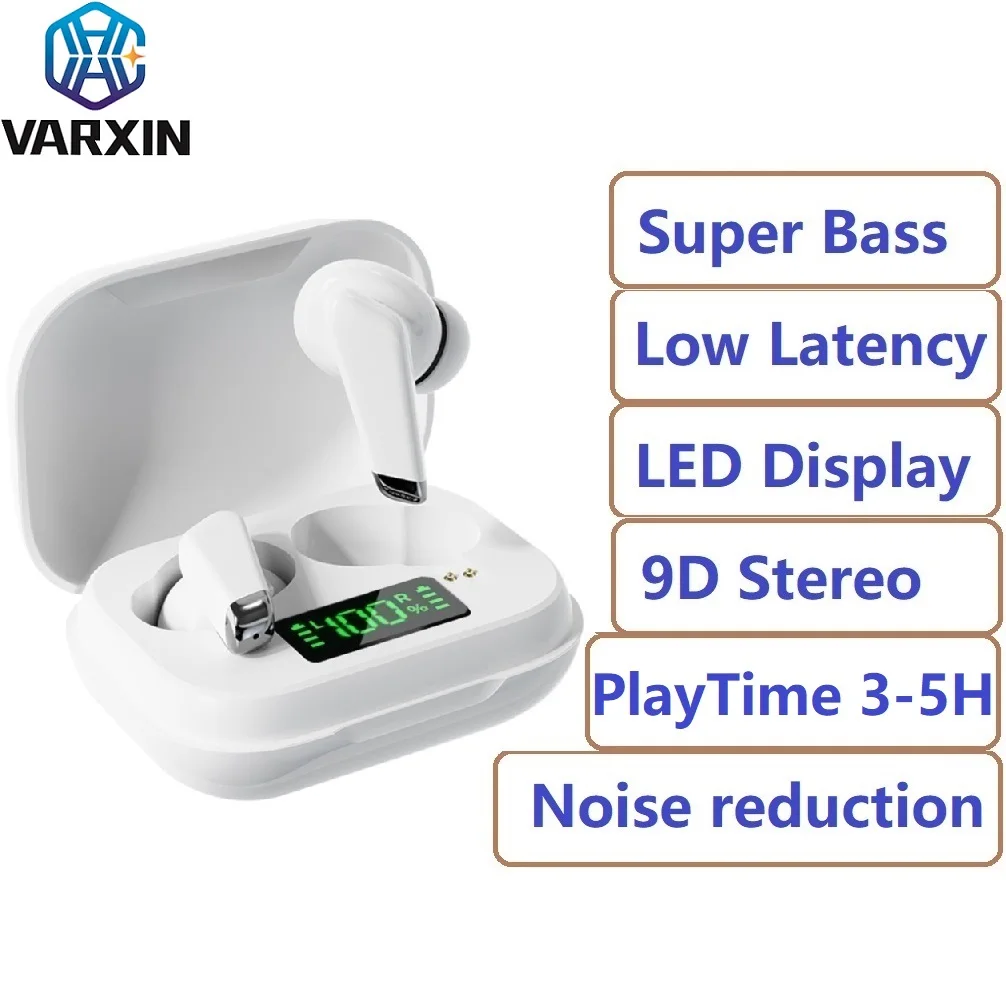 Модные музыкальные Игровые наушники Super Bass с низкой задержкой Bluetooth-наушники