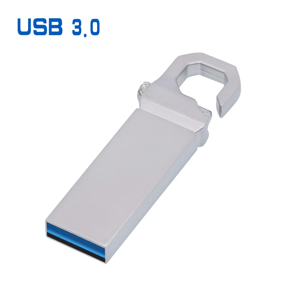 silver Usb флеш-накопитель с металлическим замком, флеш-накопитель, флеш-диск, флеш-накопитель, высокоскоростная флешка, 128 г, 64 г, 32 г, 16 г, 8 г, флеш-накопитель, индивидуальный логотип, бизнес-подарки - Цвет: silver