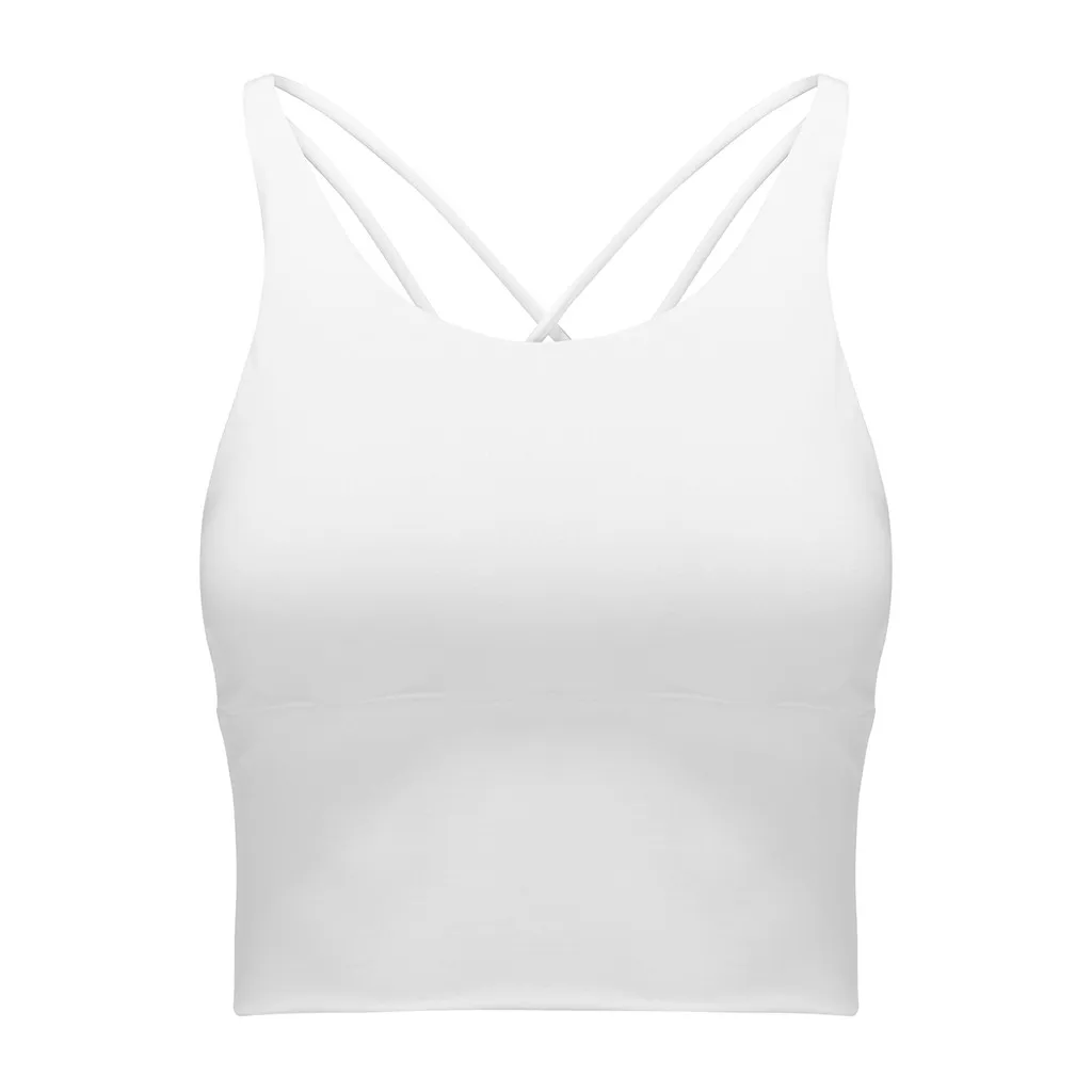 Спортивный Топ жилет beauty Back спортивный бюстгальтер Топ ударопрочный сбор высокая интенсивность Спорт Bh нательная одежда для йоги Бег Фитнес Йога бюстгальтер