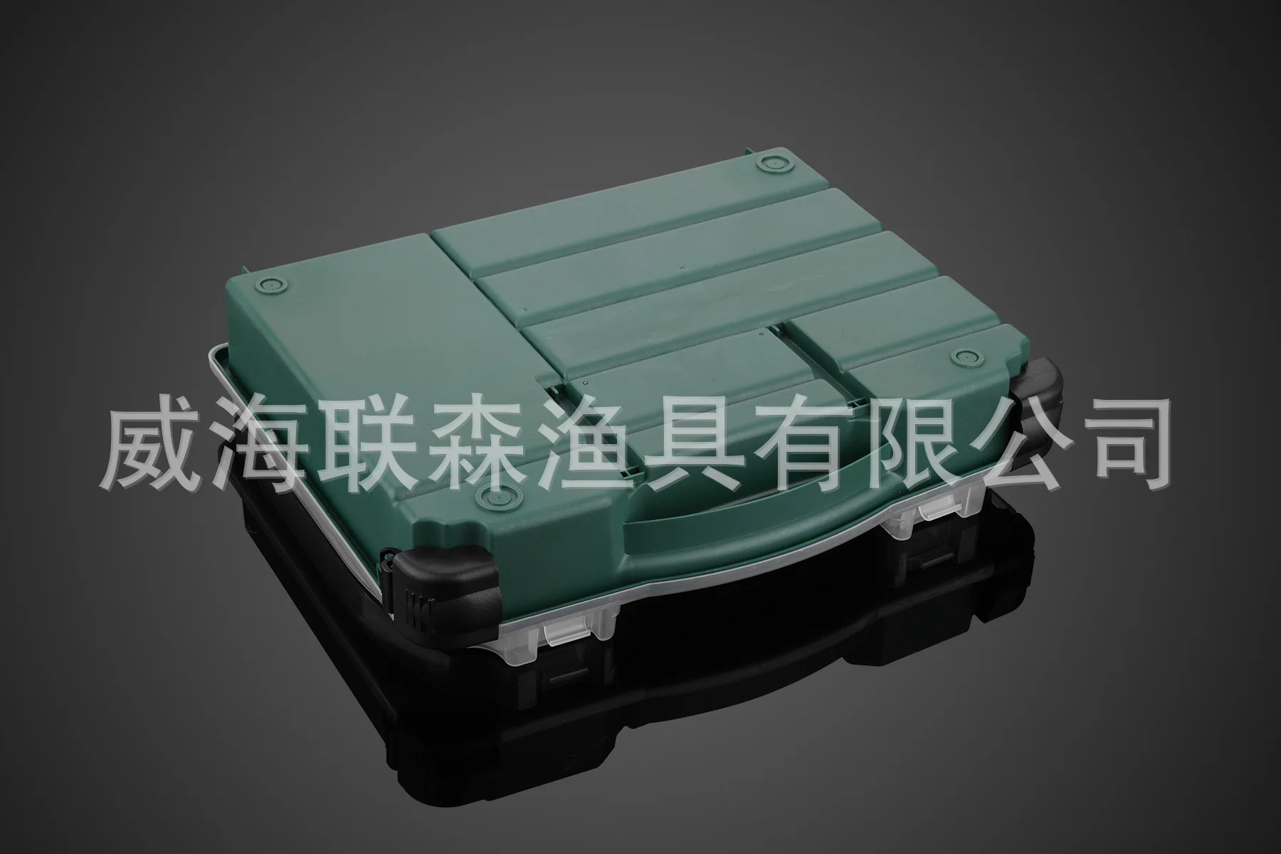 UNFF Fishing Gear H482 Hand Double Layer Lure Box Tool Box diao yu he Fishing Box Plastic Box