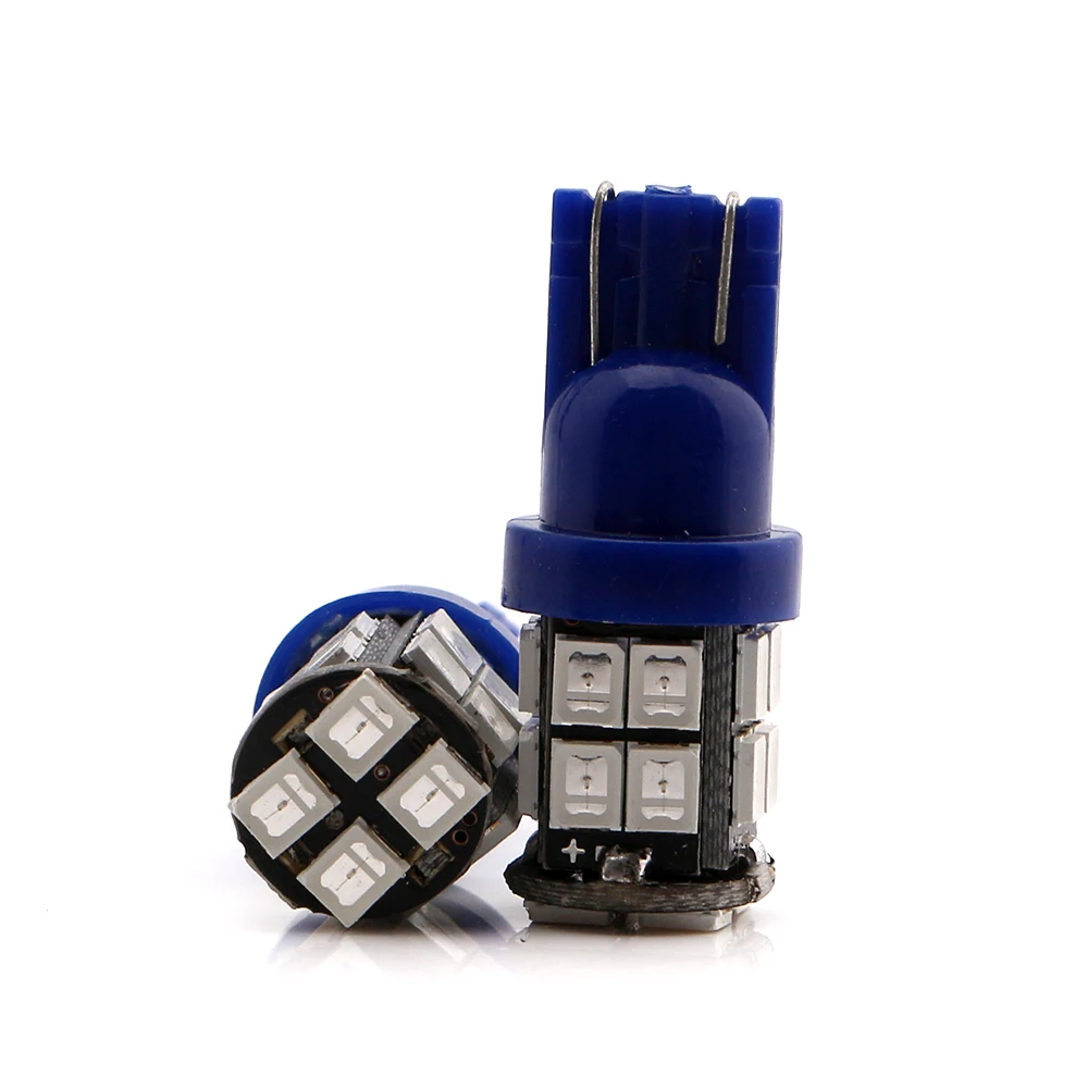 YM E-Bright 10 шт. 12 В T10 2835 20 SMD 194 168 Авто 20 светодиодный светильник для номерного знака автомобильный зазор дверные фонари обратная линза белый синий