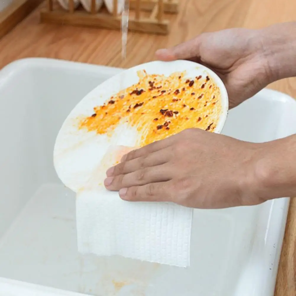 Кухонное полотенце Lazy Rag Tearable пакет чистящий коврик одноразовое полотенце для посуды влажное и сухое кухонное инструмент для уборки дома