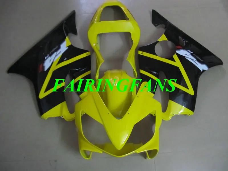 Инжекторный комплект для HONDA CBR600F4I 01 02 03 CBR600 F4i 600F4I 2001 2002 2003 желто-черные Обтекатели Кузов+ подарки HV15