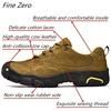 Men's Tactical Boots Genuine Leather Men Outdoor Shoes Breathable Sneakers Non-slip Wear Mountain Hiking Shoes Men Hunting Boots ► Photo 3/6