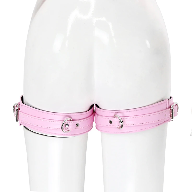 Adjustable PU Leather Erotic Thigh Cuffs Restraints Bondage Adult Sex Toys Leg Cuffs Restraints Sex Bondage SM Toys sex toys,erotic sex toy,sex party toys,sex bondage toys