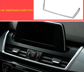 

For BMW 2 series Gran tourer F46 218i 220i 2015-2019 ABS car dashboard outlet chrome molding trim 1pc