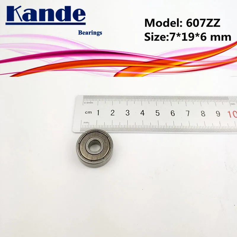 Kande подшипники 627 ABEC-1 627ZZ ABEC-3 627ZZ ABEC-5 627 ZZ Миниатюрный радиальный подшипник 7x22x7 мм 627-2Z
