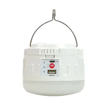 

New USB Rechargeable Emergency Light Bulbs Outdoor Super Bright Solar Power LED Work Light Portable Lanterns Night Lighting