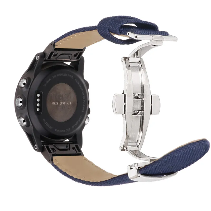 Высококачественный ремешок для часов Garmin Fenix 5X5 Plus 3 3HR 6S S60, быстросъемный нейлоновый браслет для Garmin Fenix 5 Band