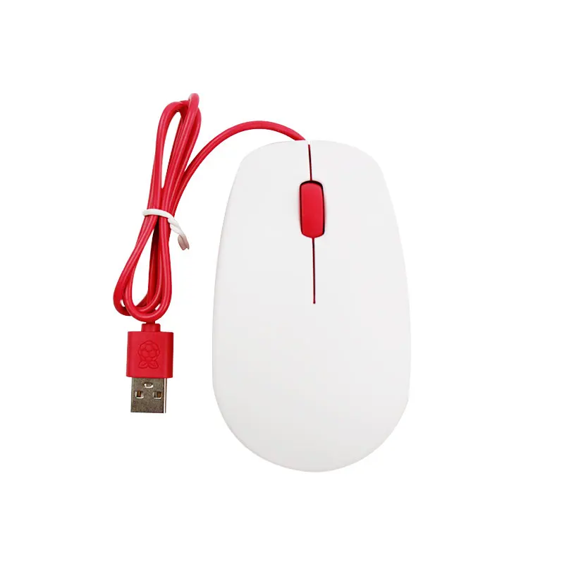 Raspberry Pi официальная мышь Raspberry Pi Мышь Поддерживает 4 поколения 4B/3B+/3B без клавиатуры