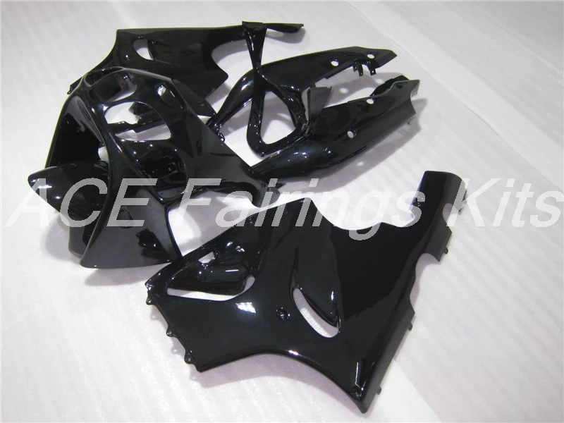 ABS обтекатель комплект подходит для Kawasaki Ninja ZX7R ZX-7R 1996-2003 96 97 98 99 00 01 02 03 Обтекатели на заказ все черные глянцевые
