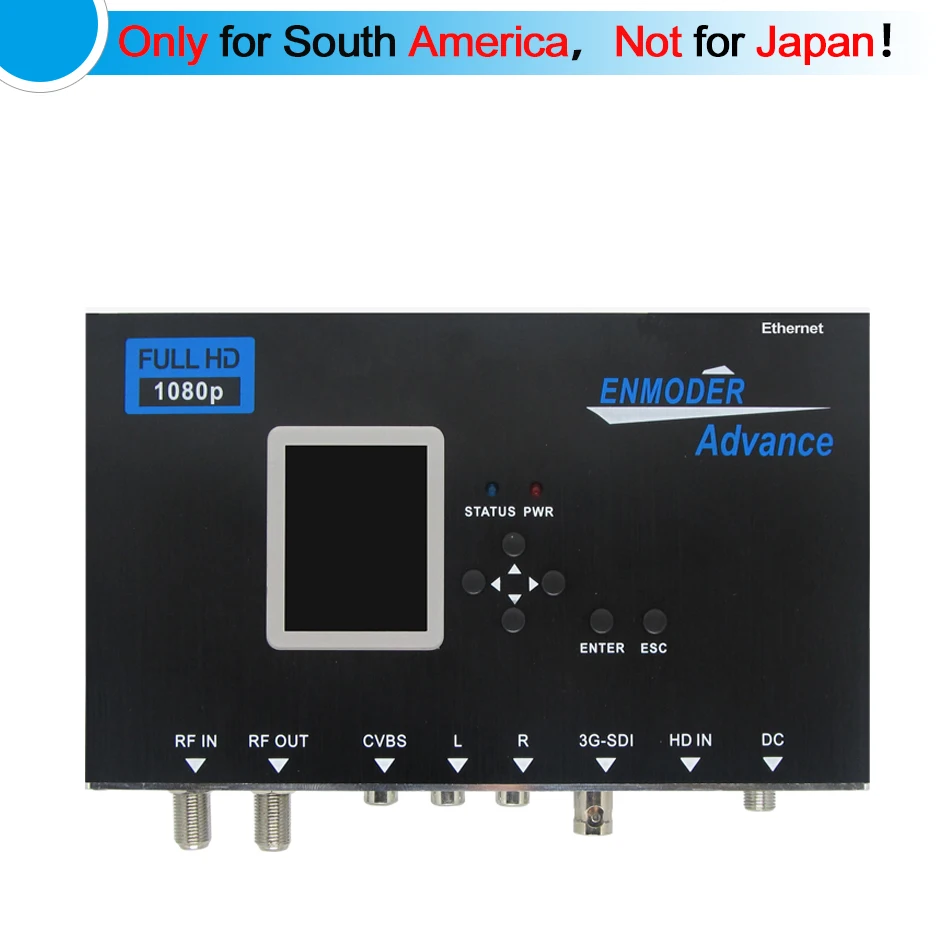 HD SDI и HDMI AV 3in1 для ISDB T цифровой кодировщик модулятор 1 Маршрут 1080P RF передатчик